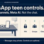 WhatsApp teen parental controls cover groups, Channels, Meta AI and a parent PIN, not the private chat itself.